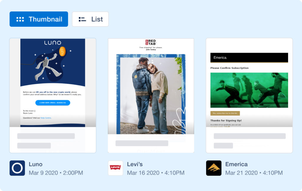 Email views - MailCharts
